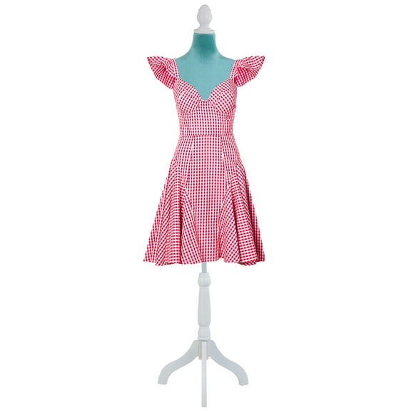 49"-63" Height Dress Form Mannequin Adjustable Female Mannequin Torso Sewing Mannequin Female Dress Model Torso Body Tripod Stand Clothing Forms, Green