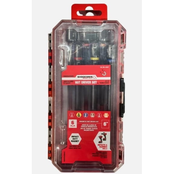 49-66-4567 SHOCKWAVE Impact Duty 6" Magnetic Nut Driver Set 6PCReplacement for OEM$$Tools & Hardware Other