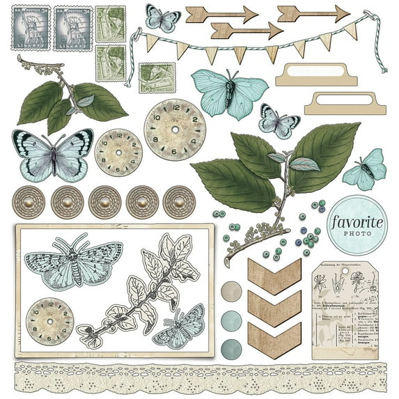 49 And Market Collection Pack 12"X12"-Vintage Artistry Sky
