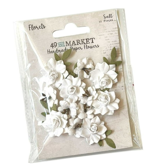 49 And Market Florets Paper Flowers-Salt