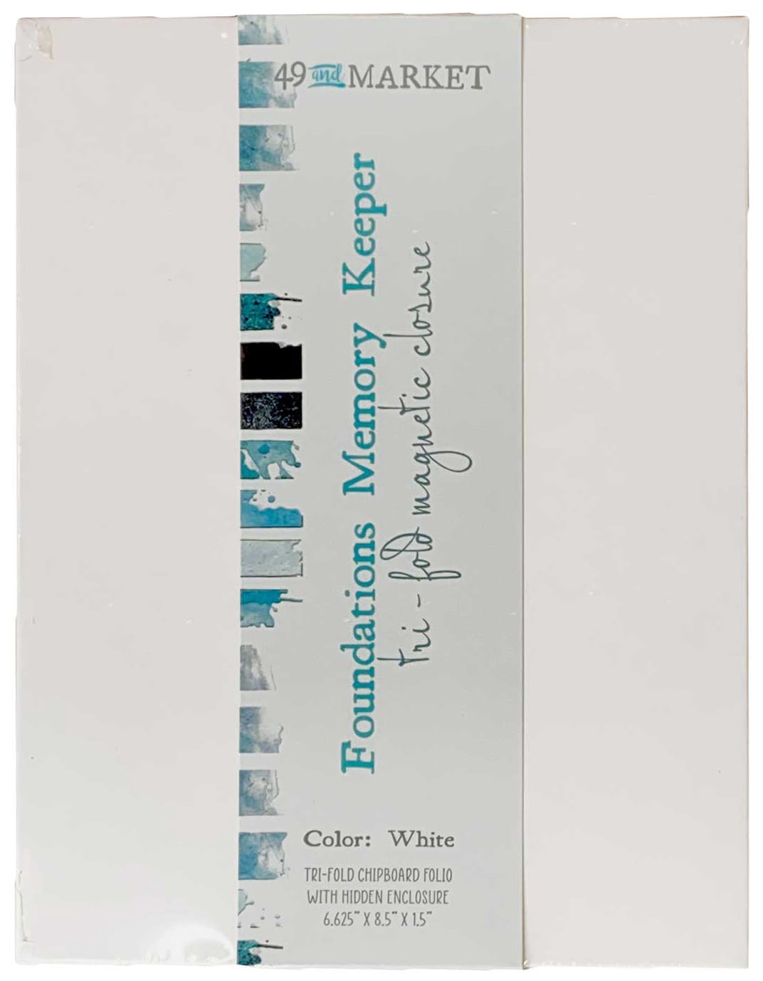 Memory Box Foundation 49 And Market Foundations Memory Keeper-White Tri-Fold - Walmart.com