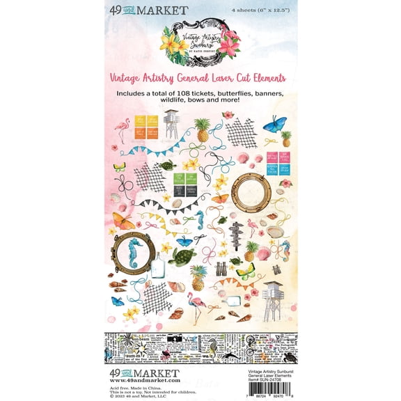 49 And Market Laser Cut Outs-Vintage Artistry Sunburst