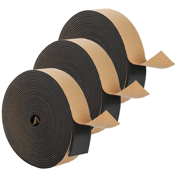 Velcro VEL155 Black Hook & Loop Strip Tape – 75 Feet X 1/2 Inch, Self-Adhesive Individual Tape Roll