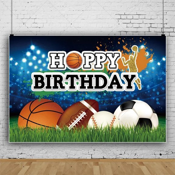 49 Football Birthday Backdrop Sport Rugby Team Photography Background 3x5ft Fans Party Banner Photo Booth Props