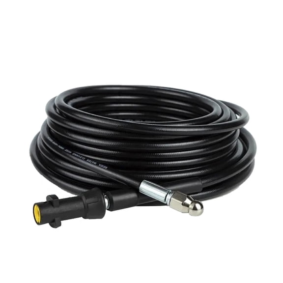 49 Ft Pressure Washer Hose Quick Connect Power Cleaner Water Jet Extension Tube Car Wash Garden Hose Accessory High Pressure Spray Line Outdoor Cleaning