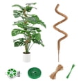 thumbnail image 1 of Oulastool 49-Inch Bendable Coir Moss Pole for Climbing Plants with Twist Ties, 1 of 6