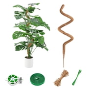 Oulastool 49-Inch Bendable Coir Moss Pole for Climbing Plants with Twist Ties