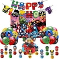thumbnail image 1 of 49 Pcs Avengers Birthday Decorations,  Superhero Birthday Decorations with Cake Toppers, Balloons, Happy Birthday Banner, Backdrop, Large Cake Topper, Ribbon, 1 of 9