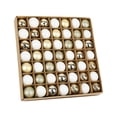 thumbnail image 1 of 49 Pcs Mini Christmas Ornaments for Mini Tree - 1.18" Shatterproof Small Hanging Balls Set for Xmas Holiday Table Wreath Decor (C), 1 of 8