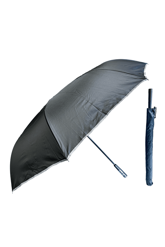 49" Reverse Folding Windproof Umbrella With LED Flashlight