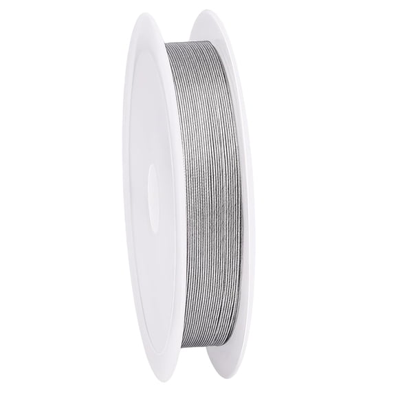 49 Strands Beading Wire 65.6 FT 304 Stainless Steel Wire 0.018 inch Wrapping Wire Craft Wire Metal Jewelry Wire
