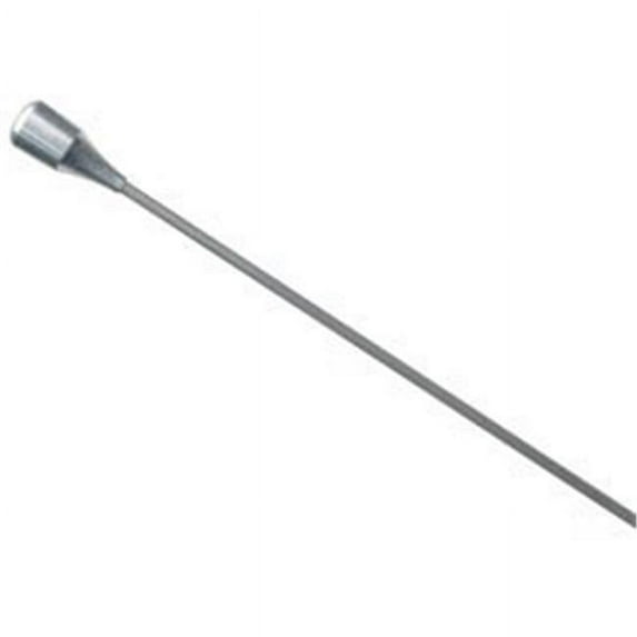 49 Tunable 17-7 Stainless Steel Antenna Whip - Silver Coated