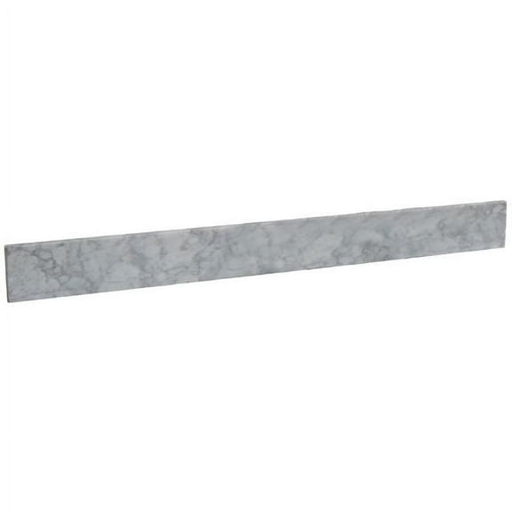 49" White Cararra Marble Backsplash