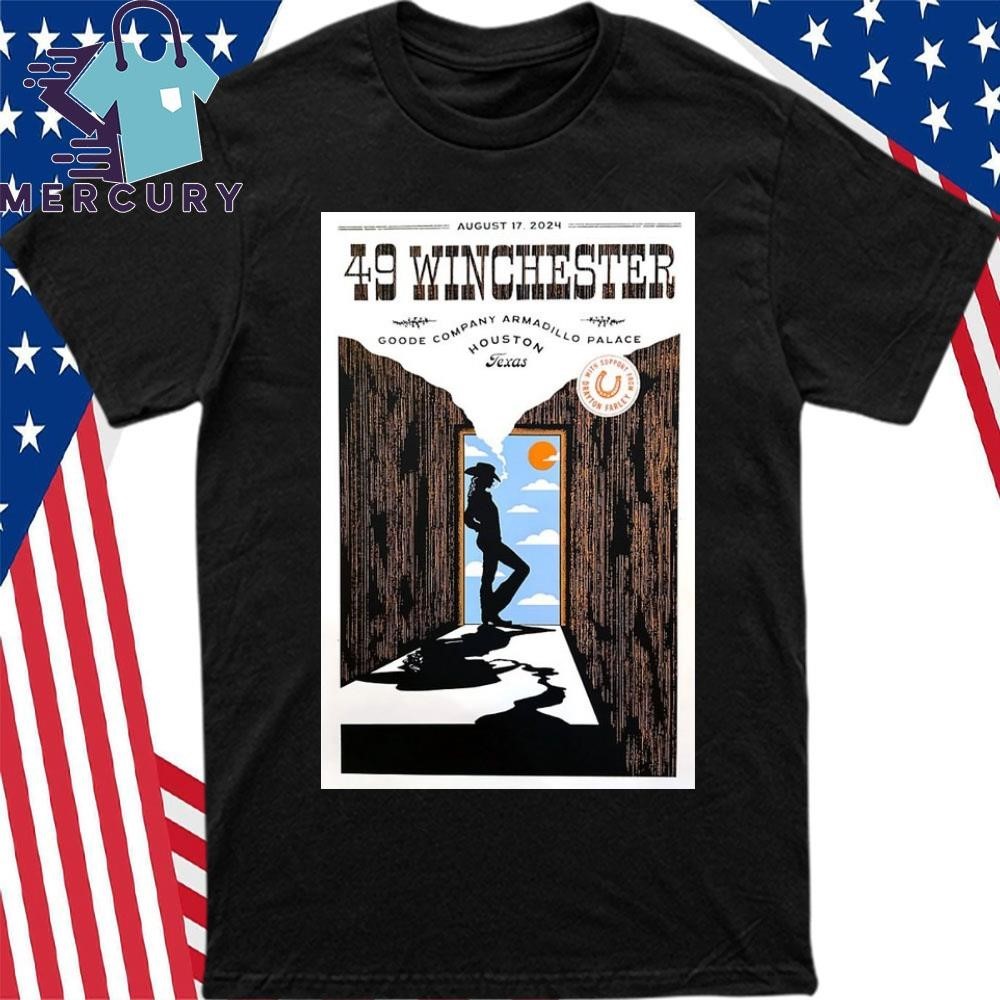 49 Winchester August 17 2024 Houston Tx Tour Poster Shirt