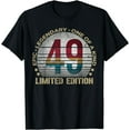 thumbnail image 1 of 49 Year Old Gifts Limited Edition Vintage 49th Birthday T-Shirt, 1 of 3