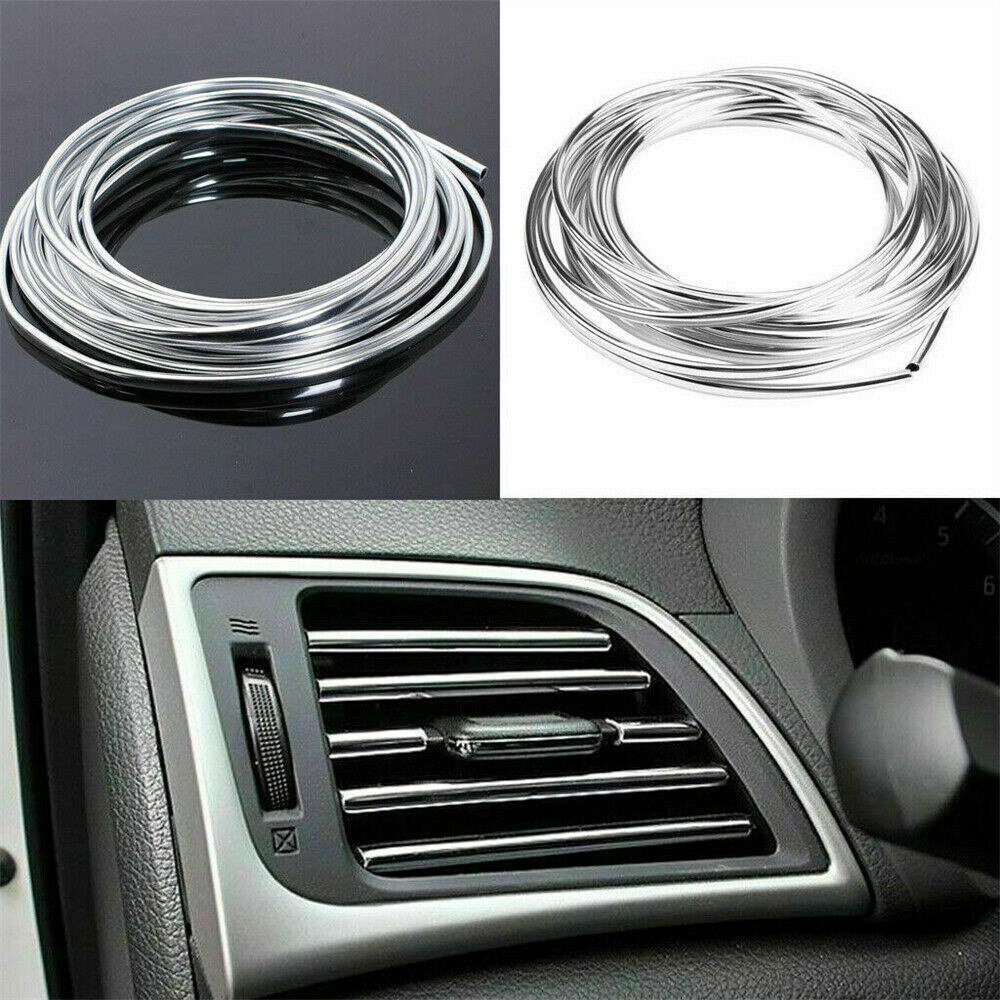 49 feet x 7mm Original Chrome Car Door Edge Guard Molding Trim