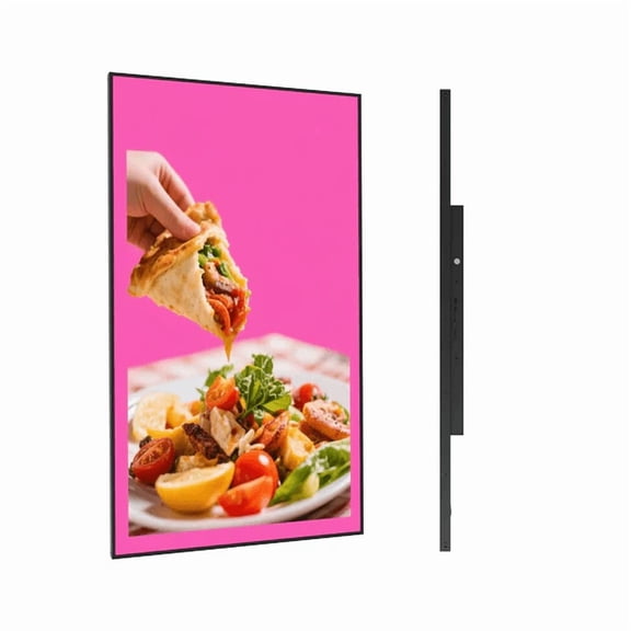 49 inch Digital Signage, 1000nits High Brightness Advertising Display, Slim Fit Frameless LCD Monitor, CMS Remote Publishing, 24/7 Operation, Smart Split Screen Play, HDMI/USB/WiFi/Android System