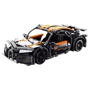 490 PCS Car Building Blocks Set, 118 Bugatti Chiron Car Model with Pull-Back Motor - 11004