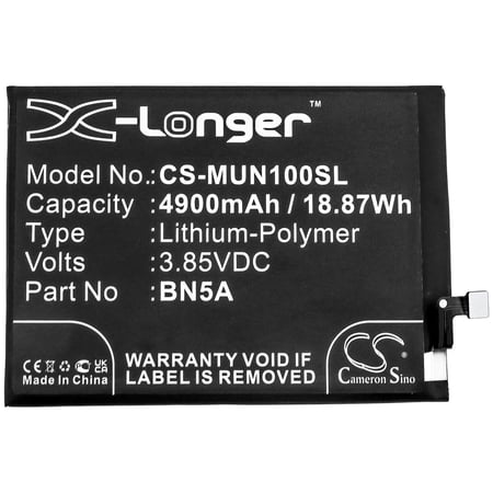 4900mAh BN5A Battery for Redmi Note 10 Note 10 5G M2103K19G