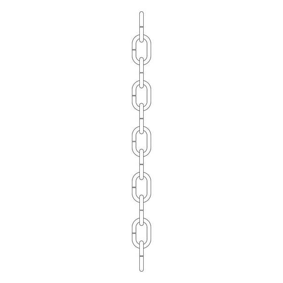 4901GR-Kichler Lighting-Accessory - 36 Inch Heavy Gauge Chain-Flat Grey Finish