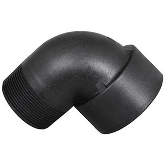 49030755 2 in. Male x Female Schedule 80, 90 Degree Polypropylene Street Elbow