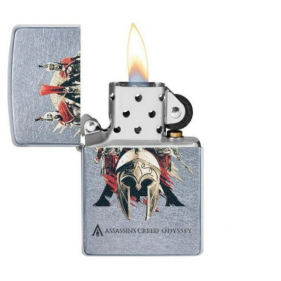 49084 Zippo Assassins Creed Chrome Pocket Lighter