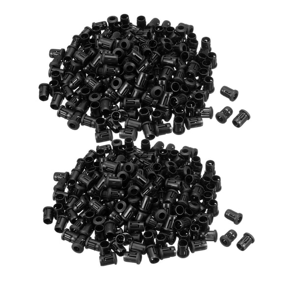 490Pcs Lamp Socket Diode Holder Clip Bezel Mount 5mm Holders Panel Display