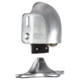 491.26D Brass Floor Mount Automatic Door Holder with Stop, Chrome