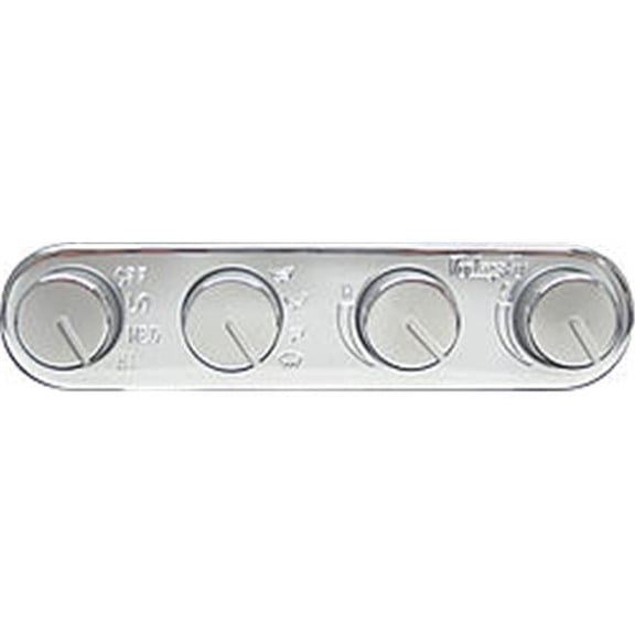 491200-RUA Gen II Streamline 4-Knob Control Panel, Polished