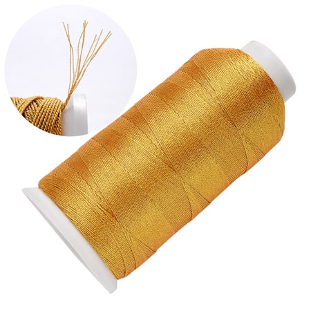 492.12 Yards Metallic Gold Embroidery Thread Nylon Stitch Floss Decorative Friendship Bracelets 9 Ply Spool String