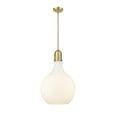 thumbnail image 1 of 492-1S-SG-G581-16-LED-Innovations Lighting-Amherst - 1 Light Pendant In Industrial Style-24.75 Inches Tall and 15.75 Inches Wide Satin Gold Matte, 1 of 1