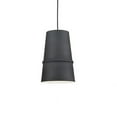 thumbnail image 1 of 492208-BK-Kuzco Lighting-Castor - 1 Light Pendant-12 Inches Tall and 8 Inches Wide-Black Finish    -Traditional Installation, 1 of 2