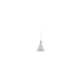 thumbnail image 1 of 492710-WH/GD-Kuzco Lighting-Dorothy - 1 Light Pendant-14 Inches Tall and 10 Inches Wide-White/Gold Finish    -Traditional Installation, 1 of 2