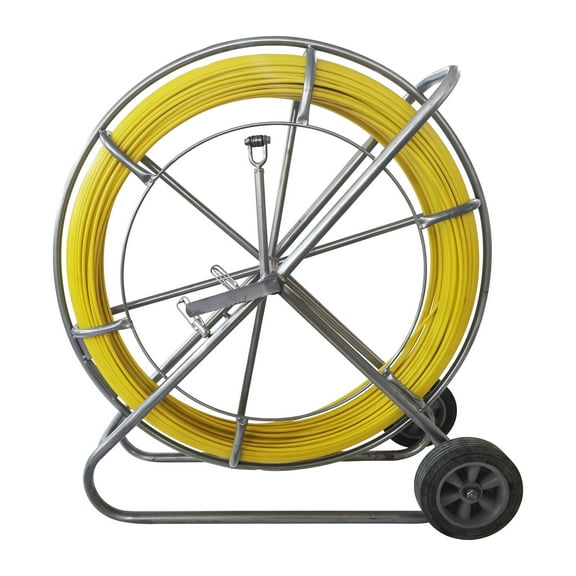 492ft Fish Tape Fiberglass Wire Puller Cable Running Duct Rodder Fishtape Puller 0.4in Diameter