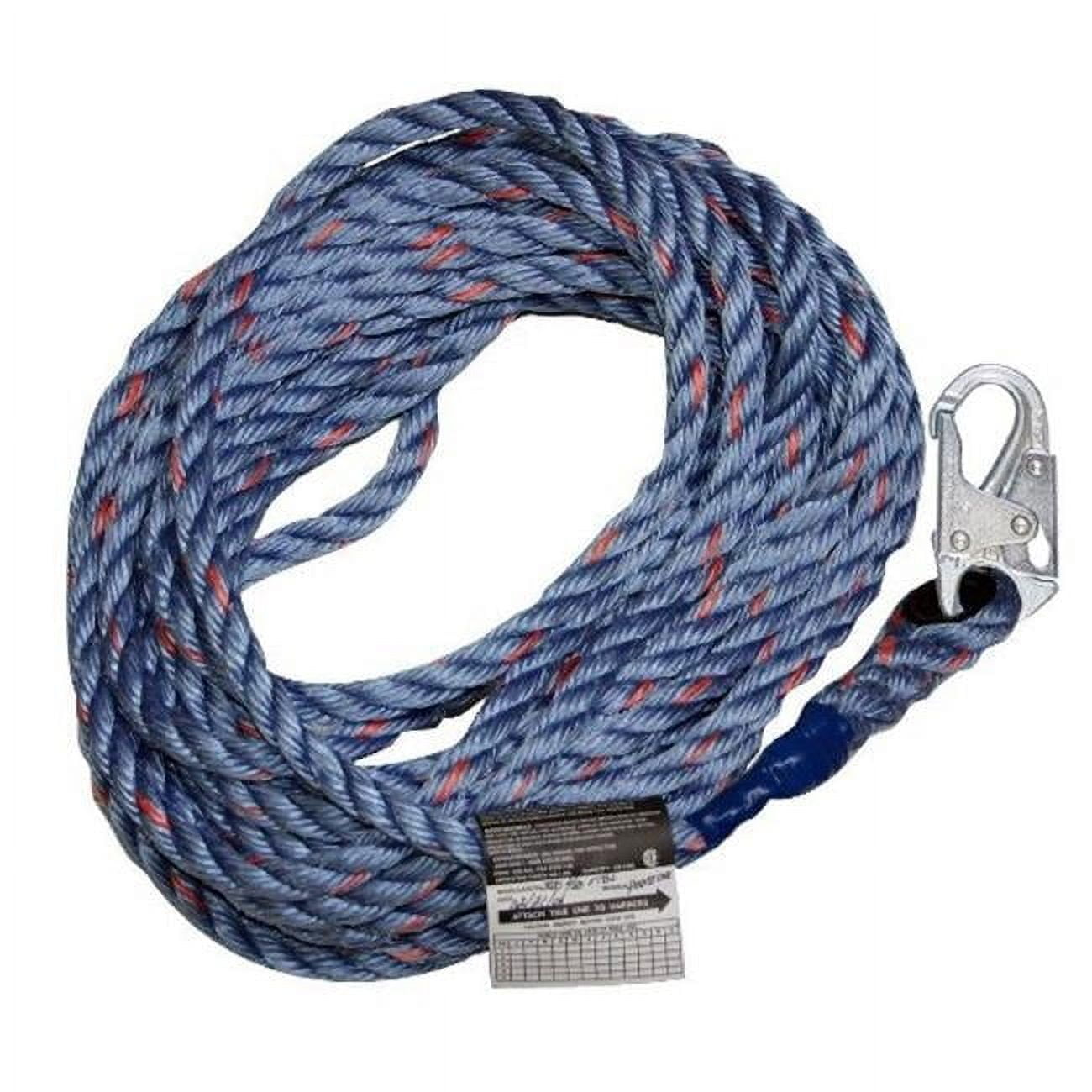 493-300L-Z7-50FTBL0.62 Polyester Lanyard with Snap 50 ft.