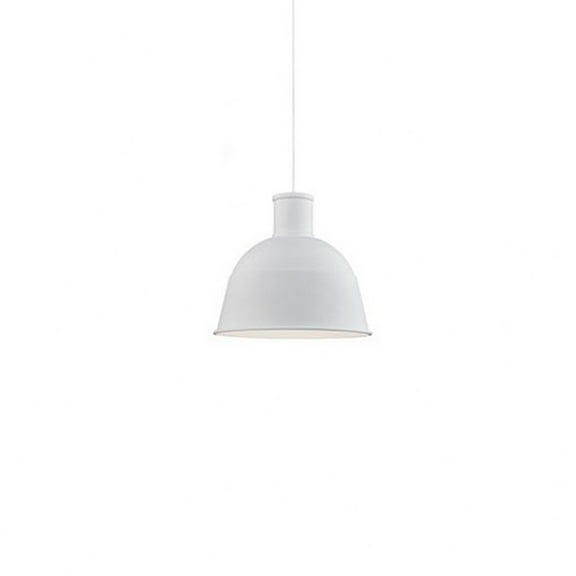493513-WH-Kuzco Lighting-Irving - 1 Light Pendant-12 Inches Tall and 13 Inches Wide-White Finish    -Traditional Installation