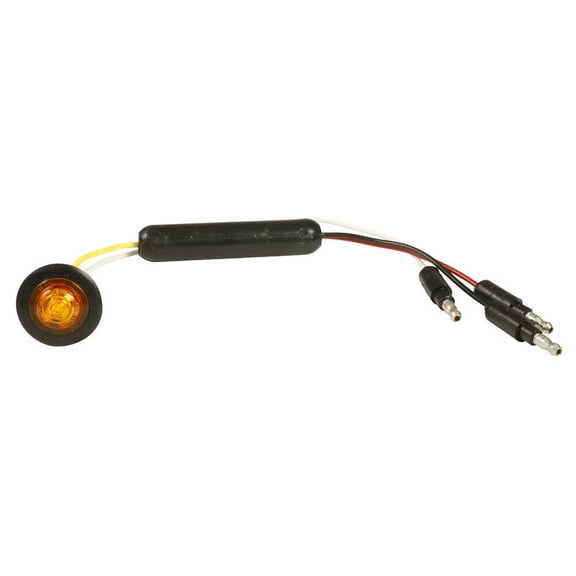 49363 - CLR/MKRLAMP YEL MICRONVA DOT LED DUALINTENSITY W/GROMMET SLIMLINE - (1 EA)