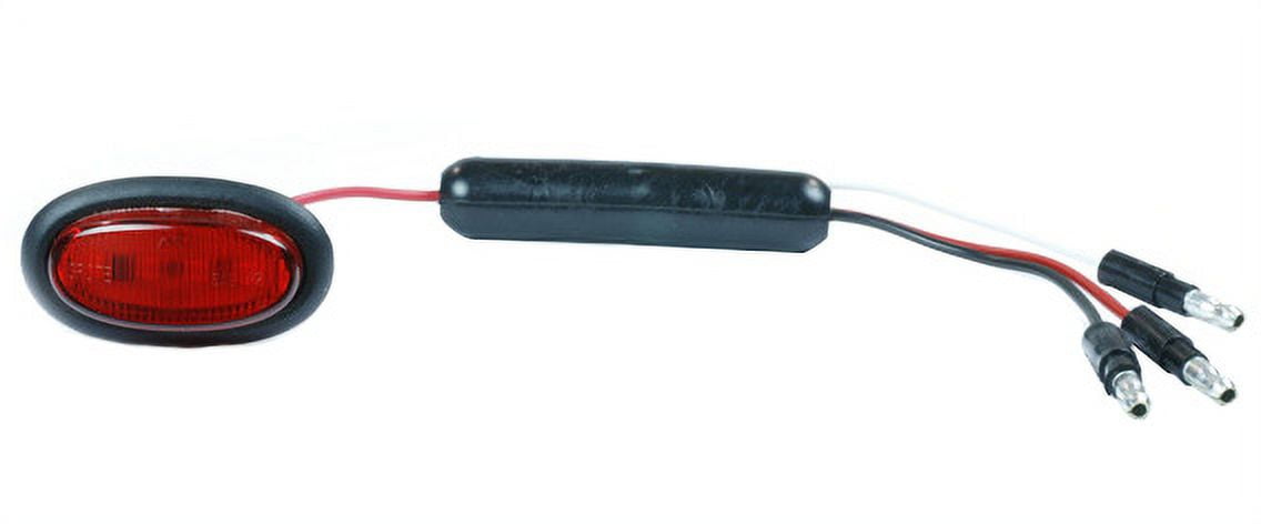 49372 - CLR/MKR LAMP RED MICRONVA LED DUALINTENSITY P2 W/GROMMET ...