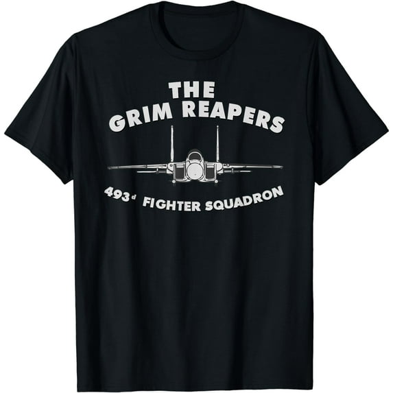 493rd Fighter Squadron The Grim Reapers F-15 T-shirt