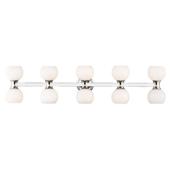 494-10V-CH-Z-Lite-Artemis - 10 Light Bath Vanity In Mid-Century Modern Style-10.75 Inches Tall and 6.5 Inches Wide-Chrome Finish