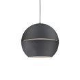 thumbnail image 1 of 494024-BK-Kuzco Lighting-Lucas - 1 Light Pendant-21.5 Inches Tall and 24 Inches Wide-Black Finish    -Traditional Installation, 1 of 2