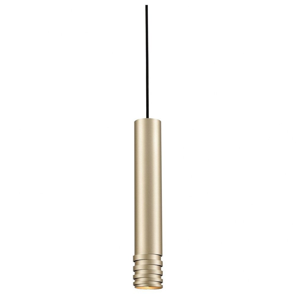 Elegant Gold Stacked Slices Pendant Light - 14.63" Height