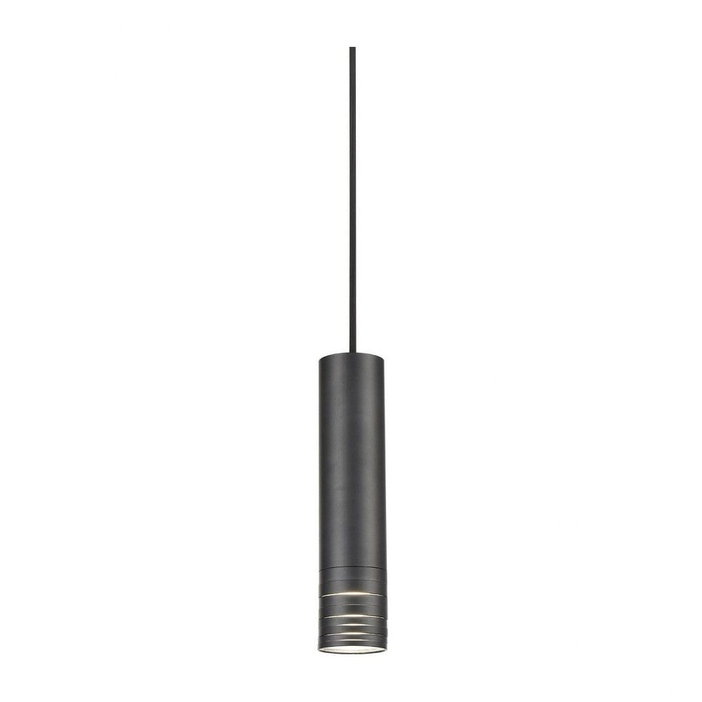 Milca 10.25" Black Brushed Nickel Medium Pendant Light