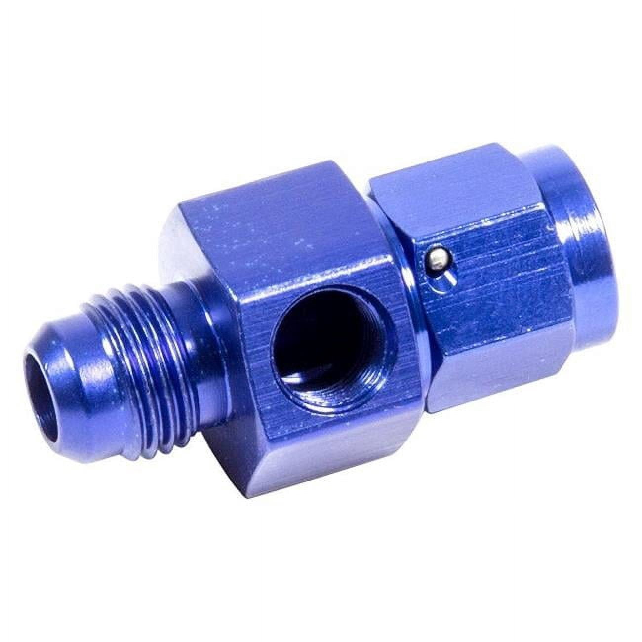 495005 -6 AN Male to -6 AN Female x 0.12 in. FPT Inline Fitting ...