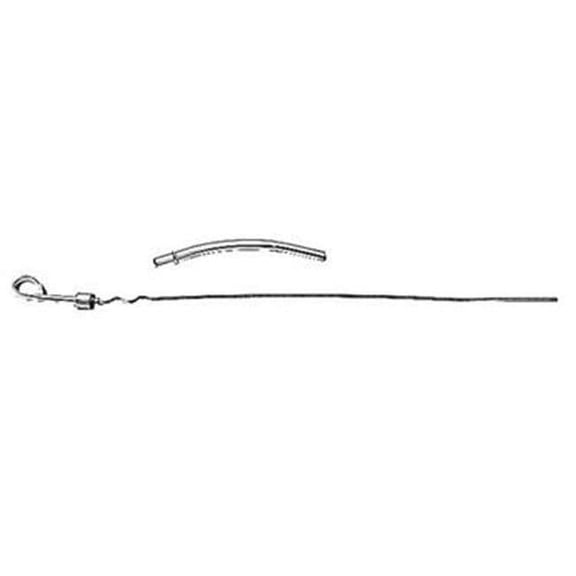 4957 Chrome Oil Dipstick