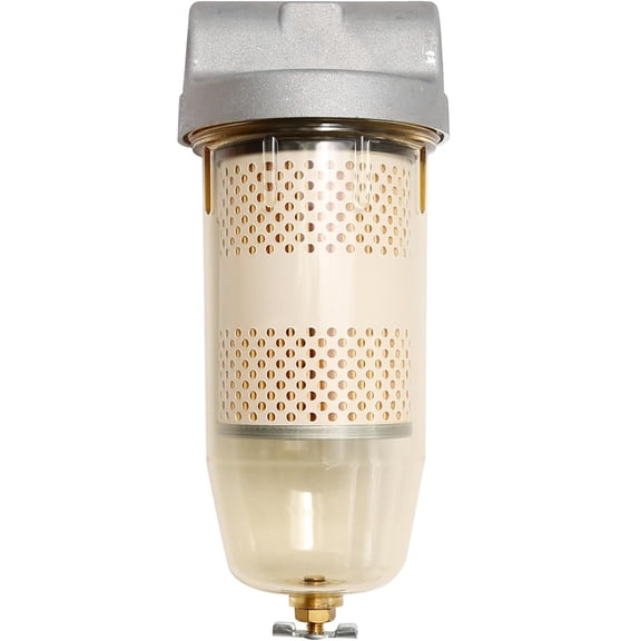 496 Fuel Tank Filter Assembly 1 Inch NPT Top Cap Water Separator for Gasoline Diesel