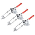 thumbnail image 1 of 496 lbs Smoker Toggle Pull Latch U Bolt Vertical Quick Release Clamp, 3 Pcs, 1 of 3