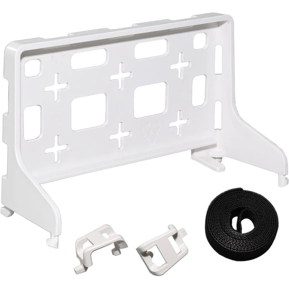 49605-aub Structured Media Panel Accessories Enclosure Universal Shelf Mounting Bracket for Leviton Media Panel -That Supports 20lbs of Weight - White