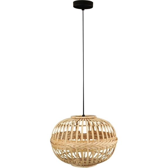 49771A-Eglo Lighting-Amsfield - 1 Light Pendant - Short Round Shape -Traditional Installation