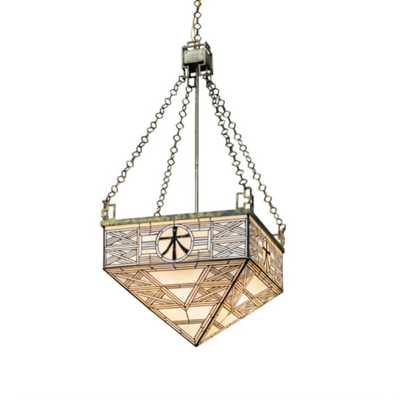 49817 Meyda 21" Square Shu Pendant